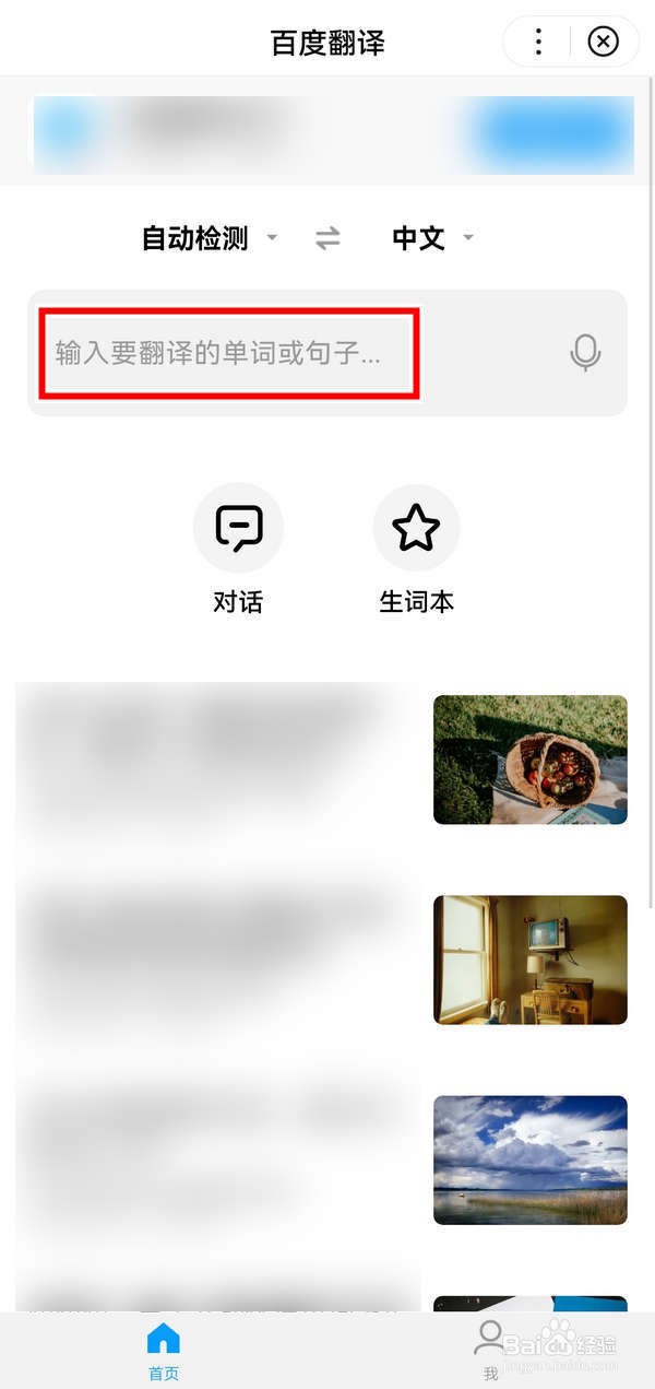 奇观应用中翻译单词句子如何操作