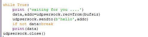 Python教程：[16]UDP服务器程序