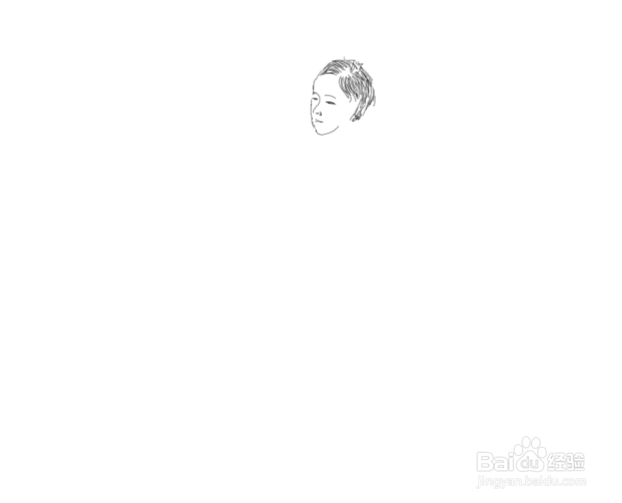 手扎头发的美女如何画