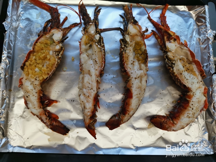 小孩子超喜欢的蒜蓉芝士焗龙虾