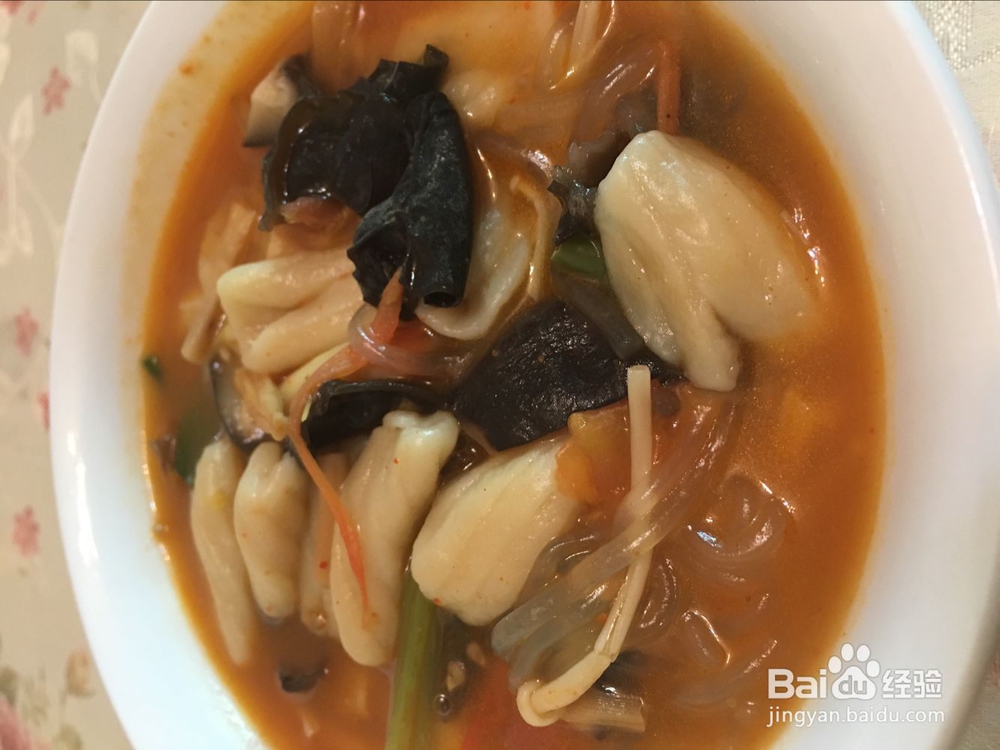 温暖美味的草帽麻食