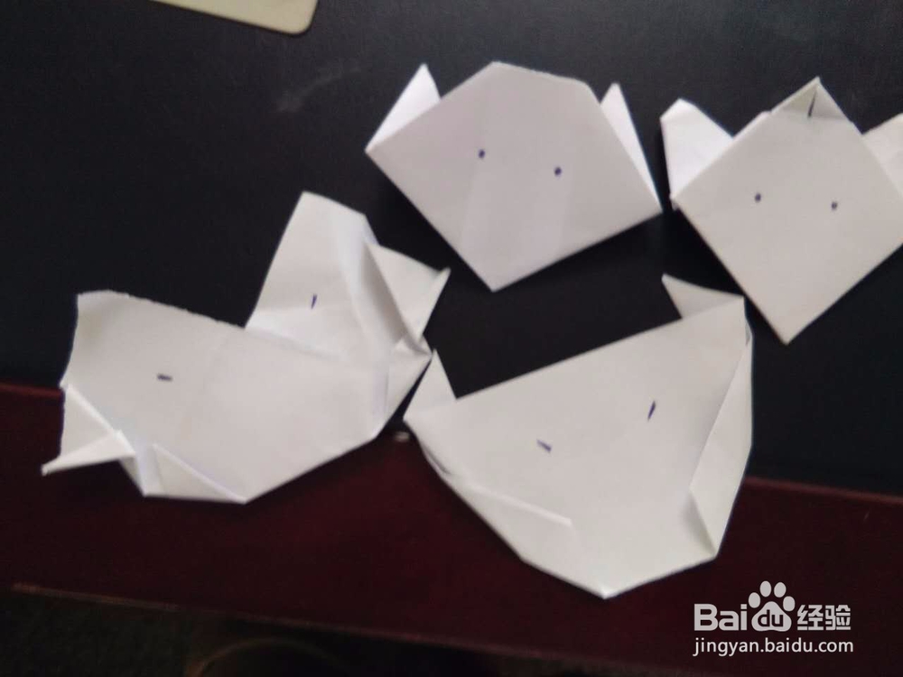 如何折脸部可爱有趣简单