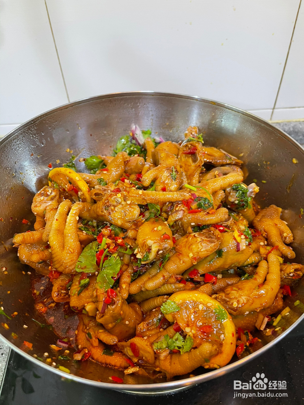 凉拌柠檬凤爪的做法