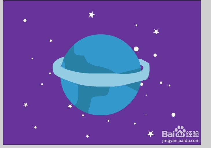 flash画一个太空场景