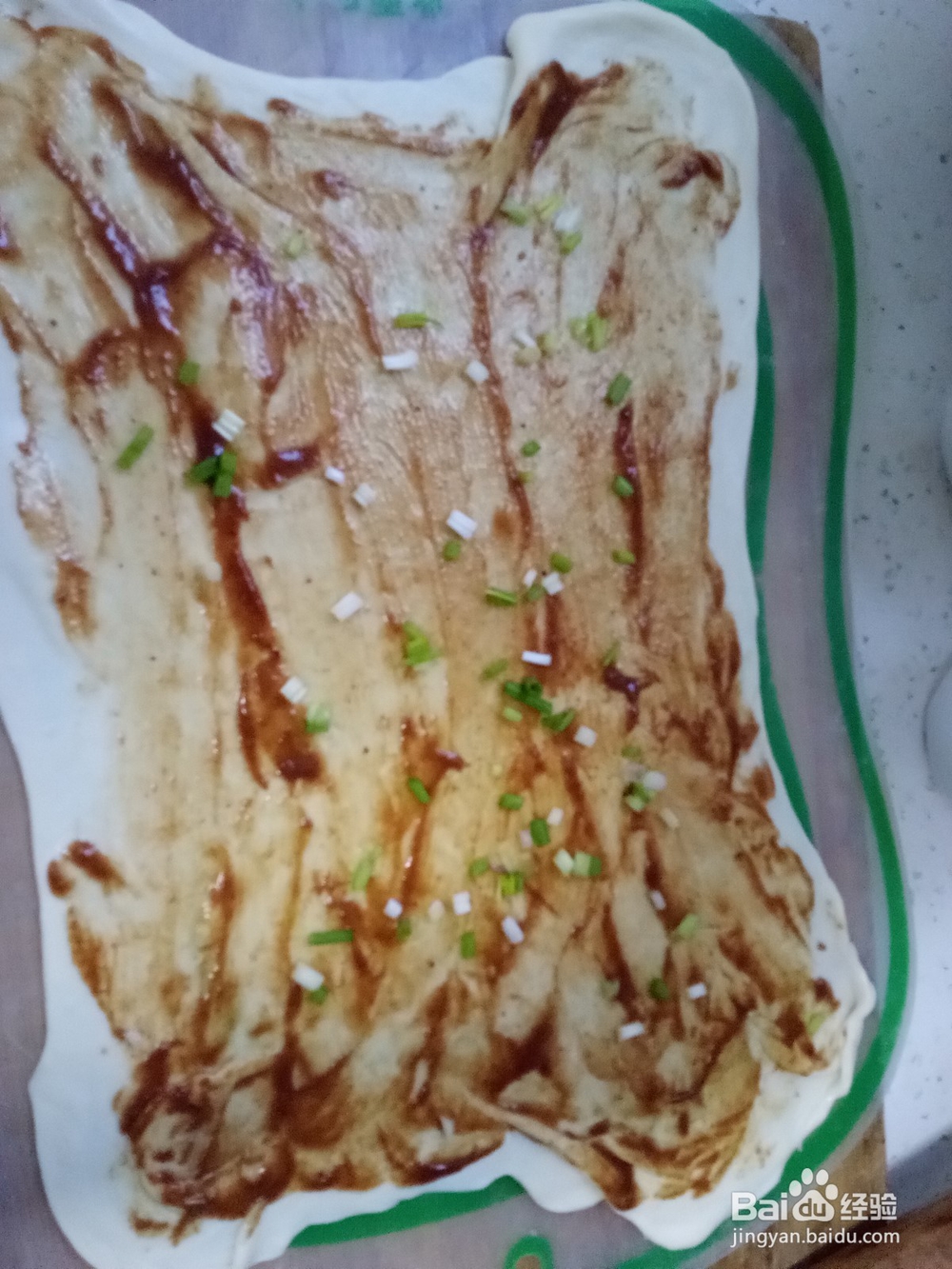 电饼铛芝麻酱葱花饼