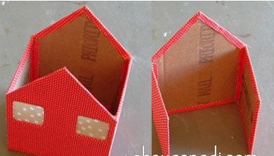 纸箱做模型屋的教程