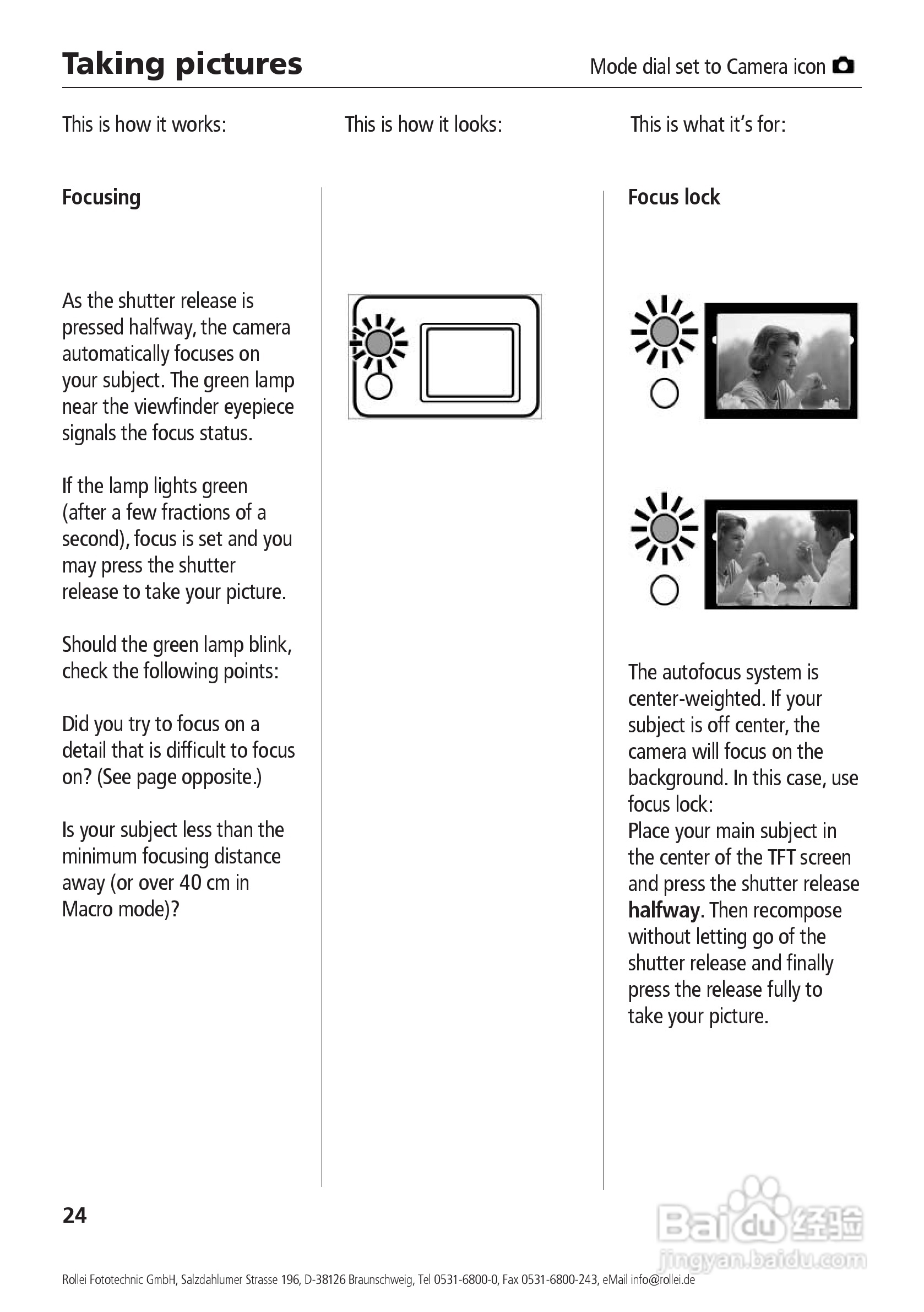 Rollei d41 com型数码相机说明书:[3]