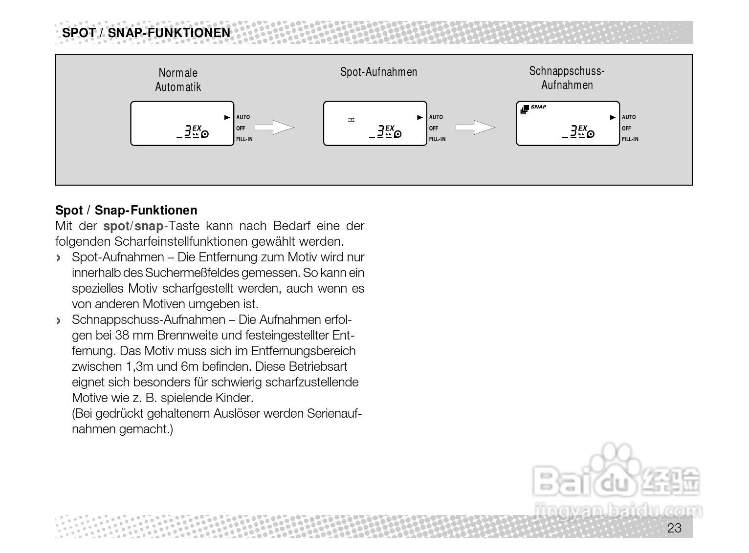 Rollei Prego 125型数码相机使用说明书:[3]