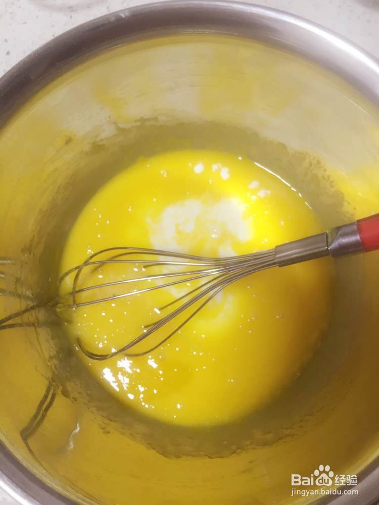 8寸戚风蛋糕的做法