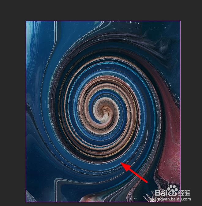 ps旋转扭曲最小是怎么样的效果