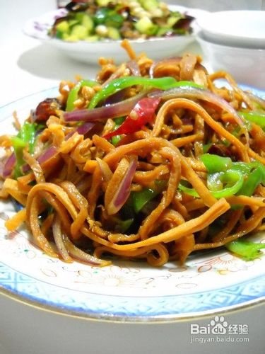 葱爆鱿鱼丝