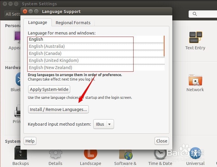 Linux Ubuntu：[1]系统怎么设置成中文语言