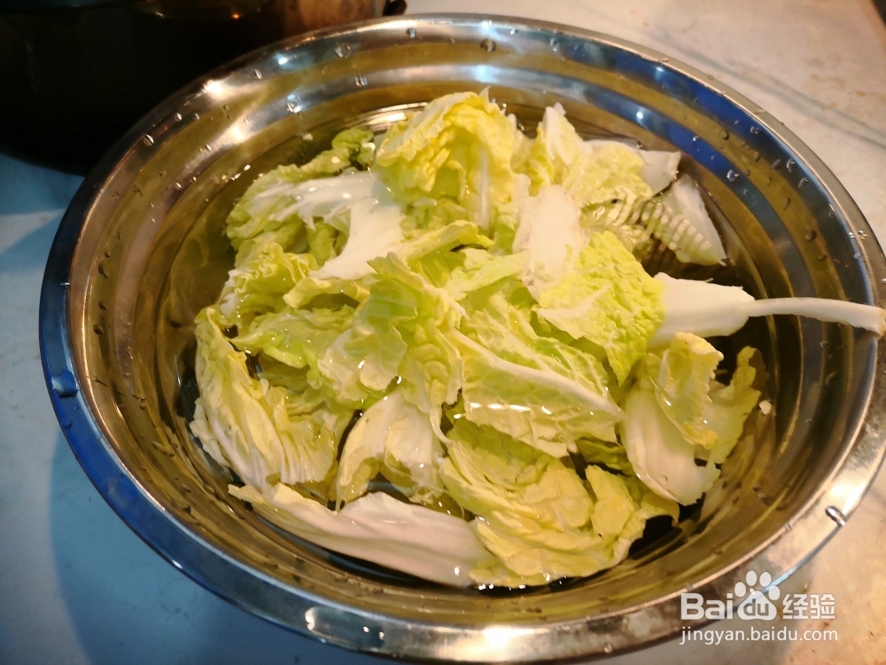 不可思议的娃娃菜海鲜面