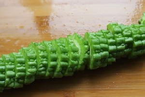 苦瓜紫薯圈的做法