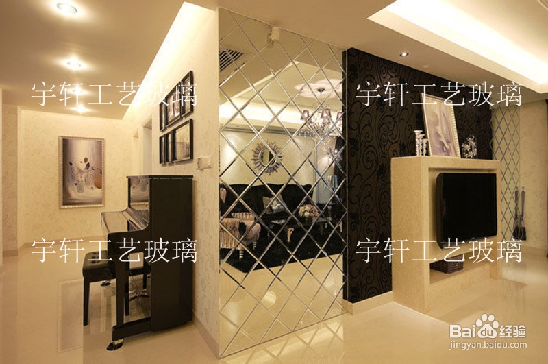 家装拼镜背景墙