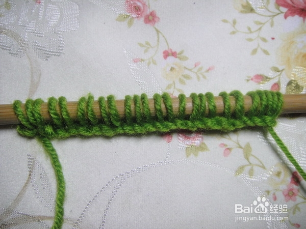 围巾织法——太阳花详细图解