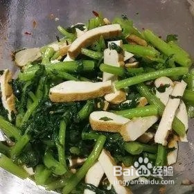 茼蒿拌豆干