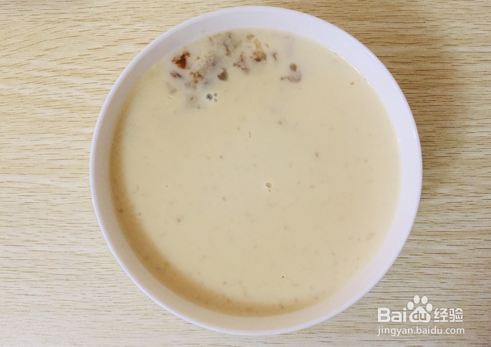 孩子爱吃的糖水红枣桃胶豆浆