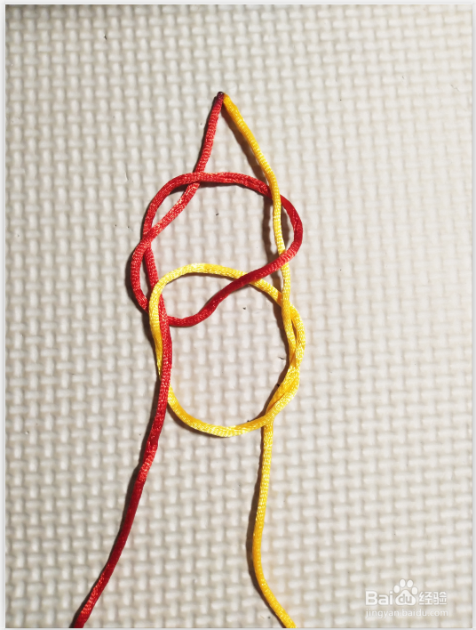 中国结基础入门——竖向双联结