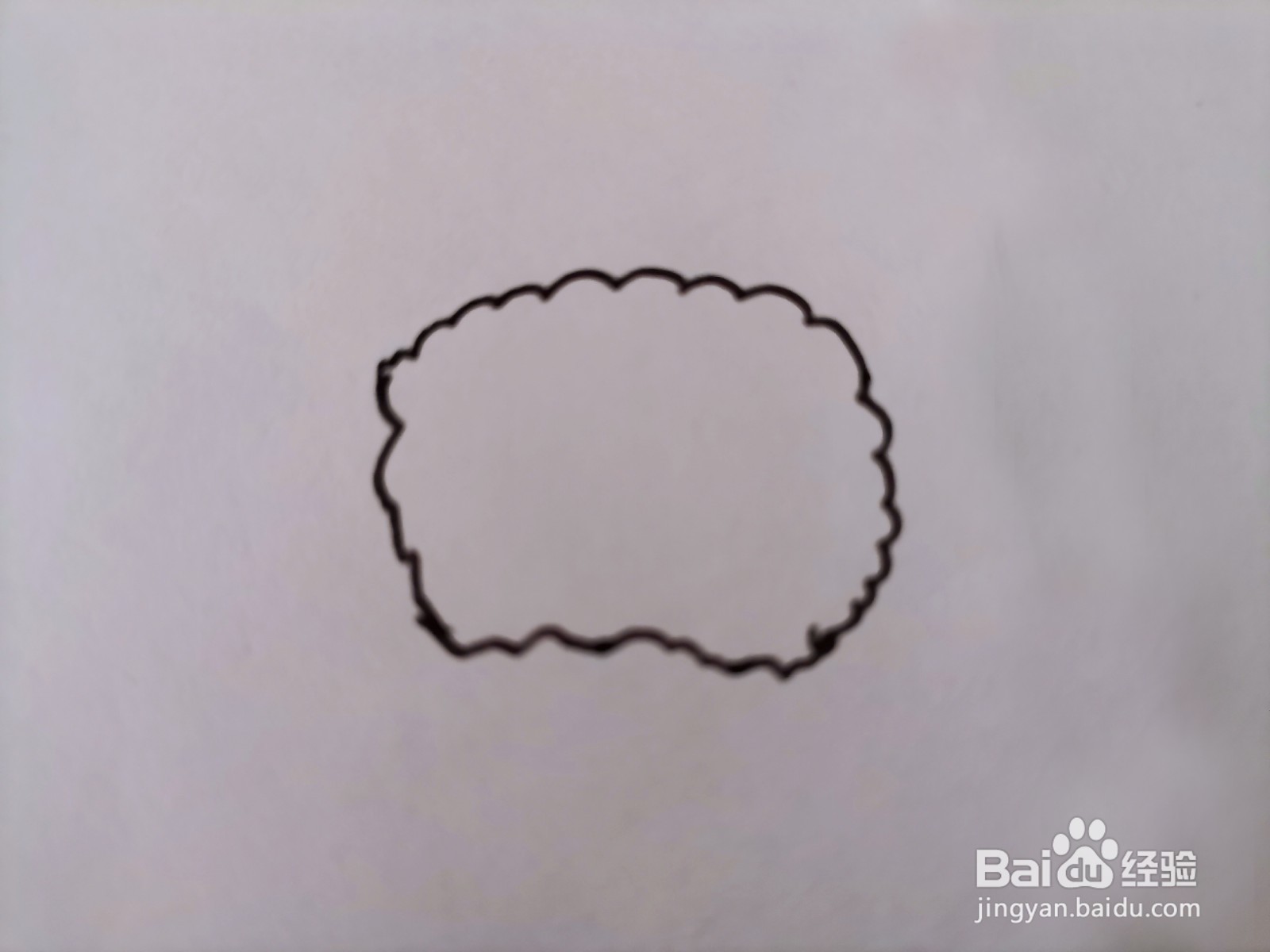 儿童简笔画 一棵花椰菜