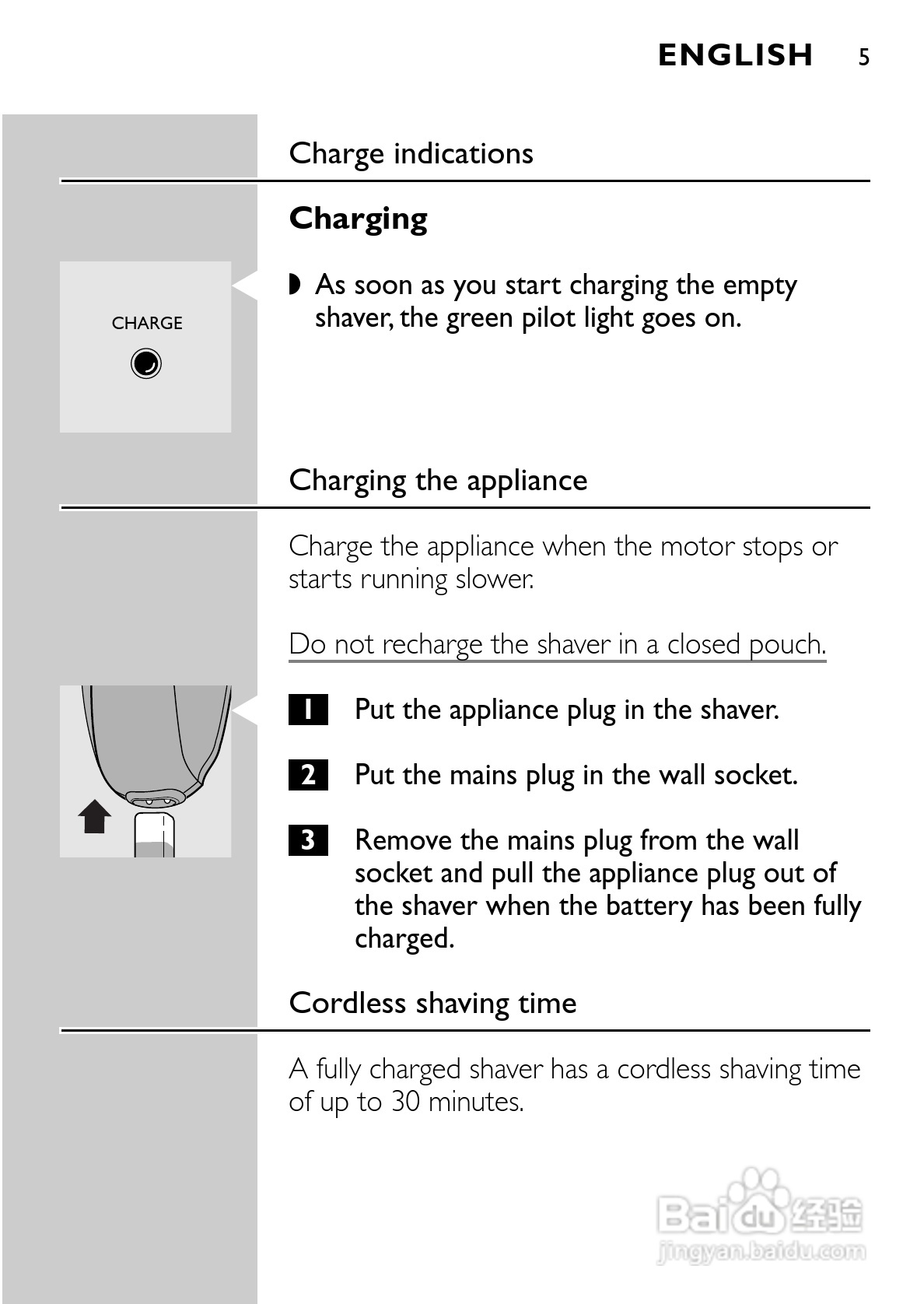 飞利浦HQ6831电动剃须刀使用说明书:[1]