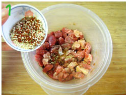 香辣牙签牛肉制作