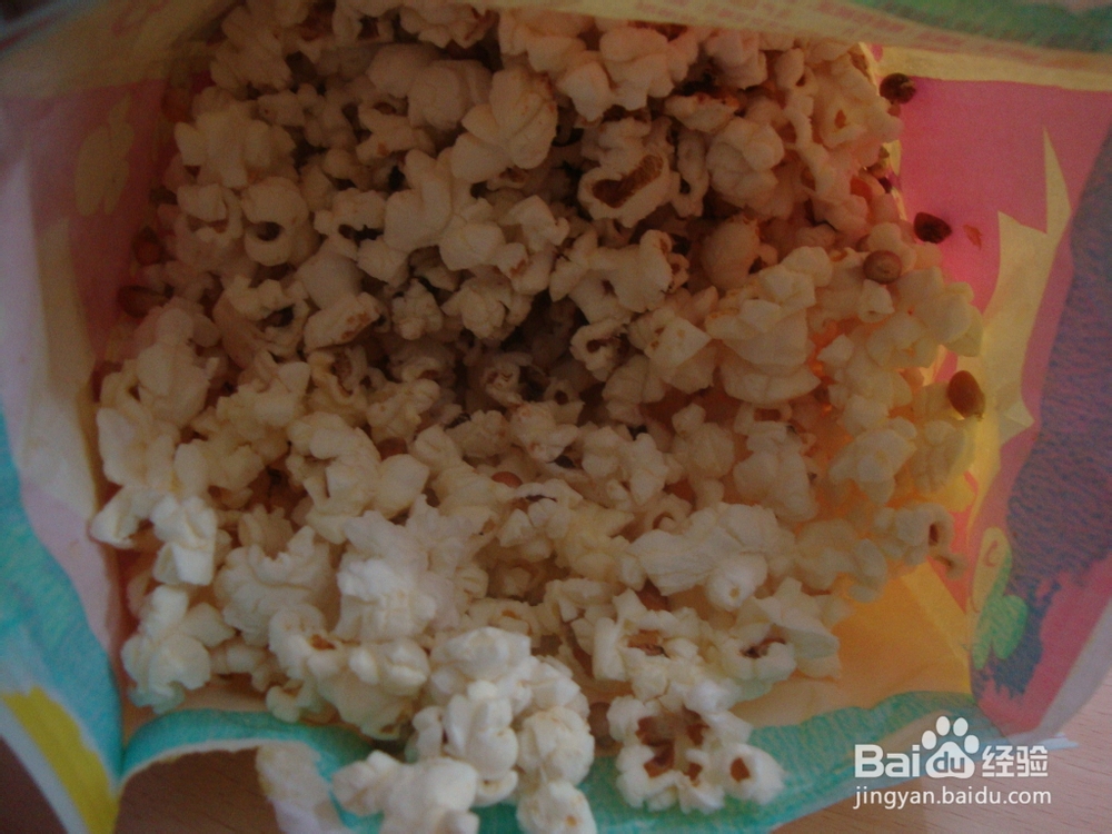 微波炉爆米花的做法?
