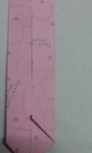 折纸手工心型书签手工折纸教程