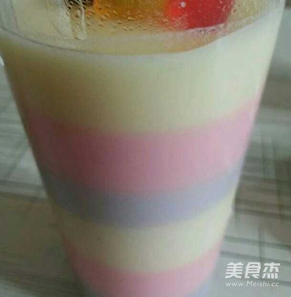 彩虹布丁的做法