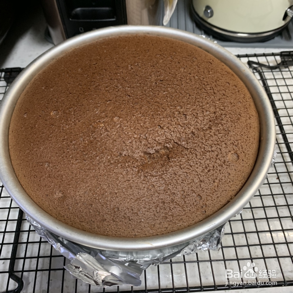 自己做巧克力戚风蛋糕