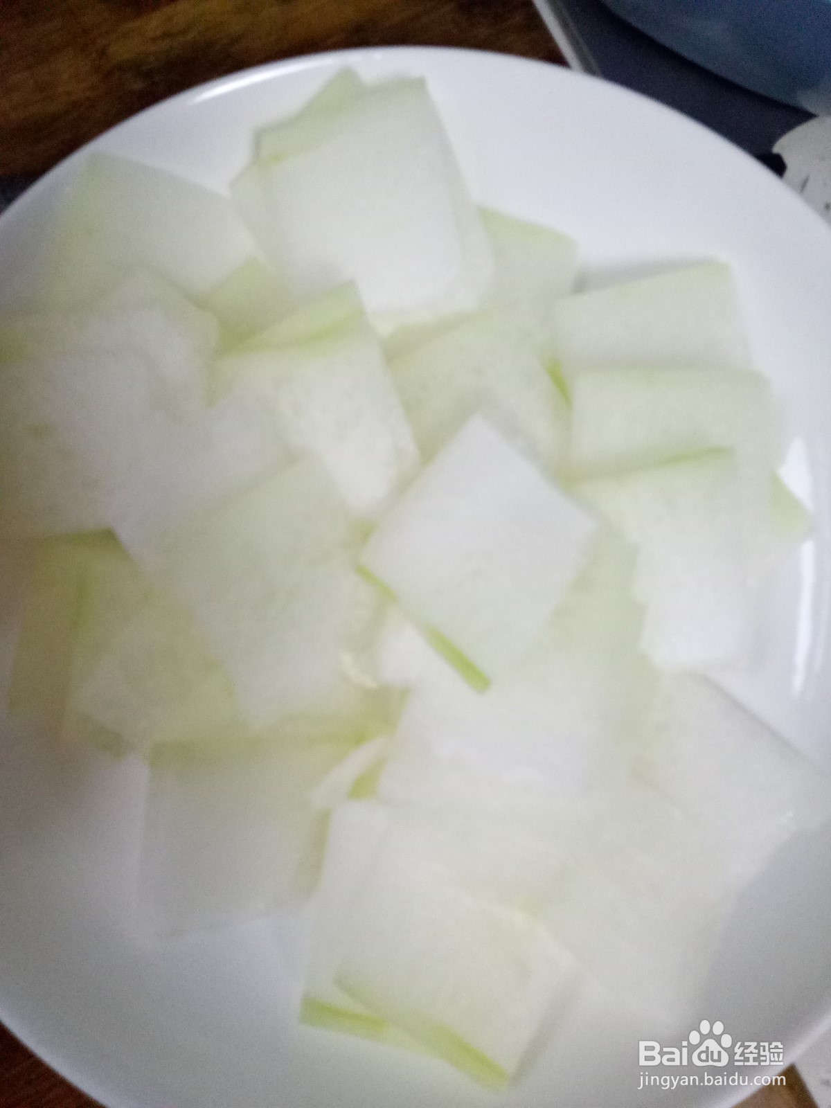 家常韭菜炒冬瓜