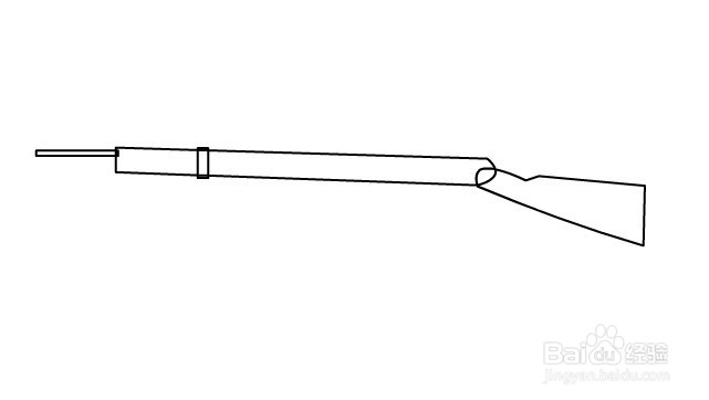 Flash绘制一把步枪