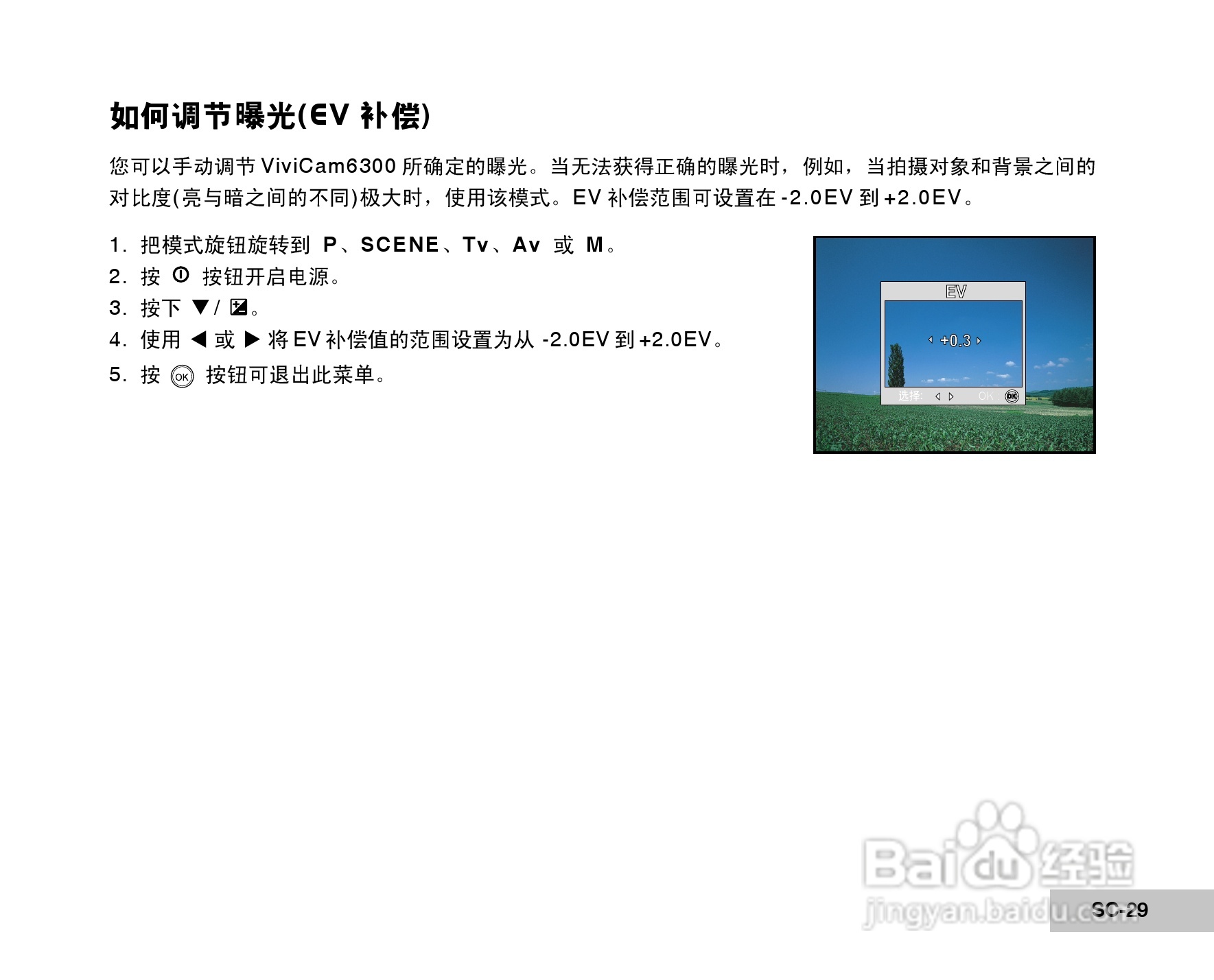 威达ViviCam 6300数码相机使用说明书:[3]