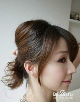 韩系扎头发的方法图解