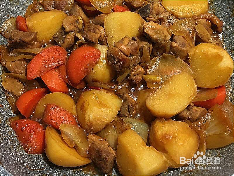 如何做马铃薯炒鸡腿