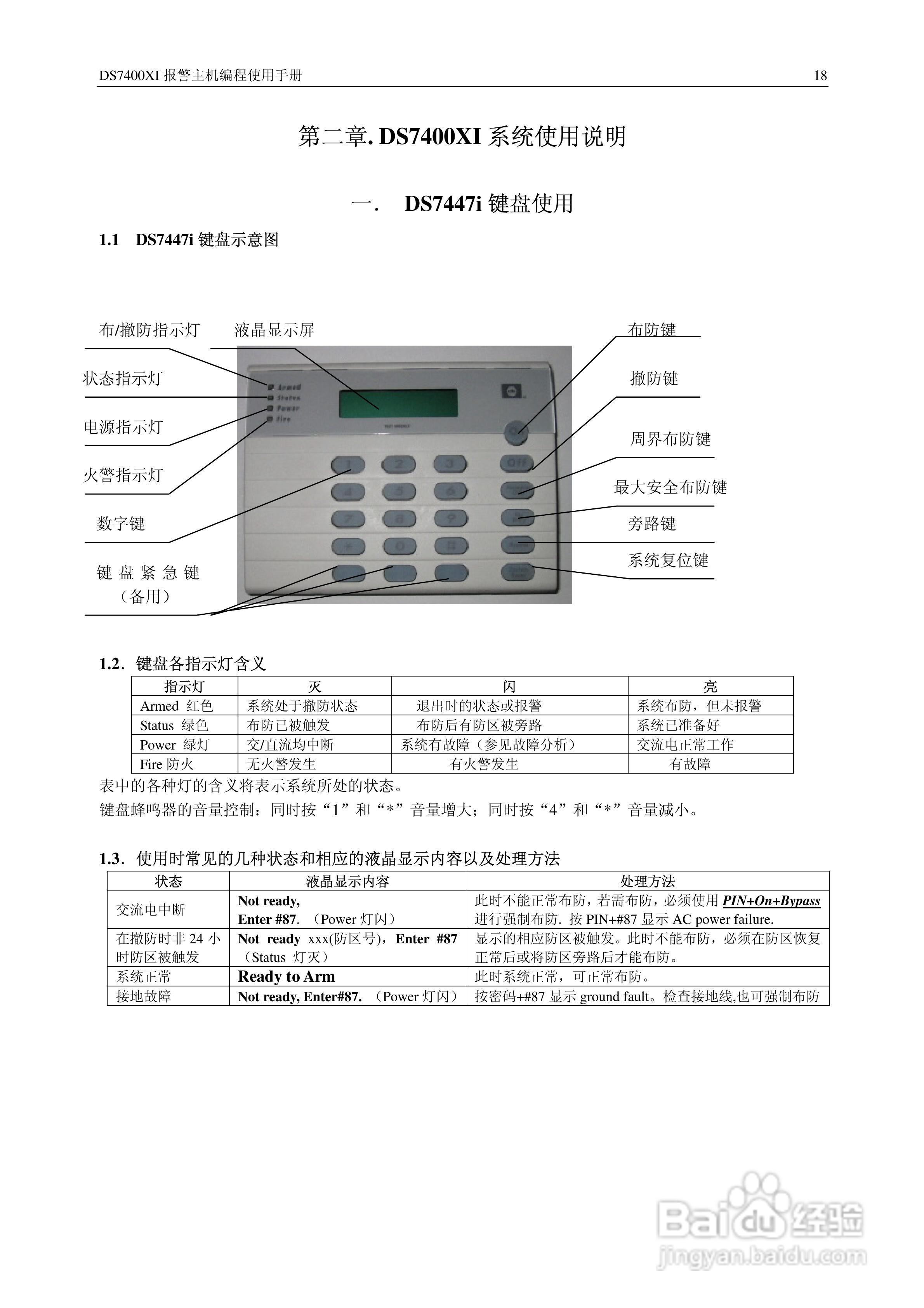 博世 DS7400XI报警主机简明安装使用手册:[2]
