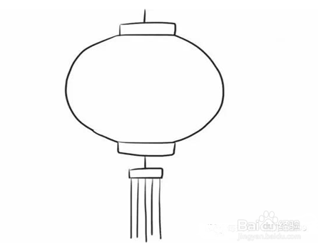 教你画灯笼的简笔画
