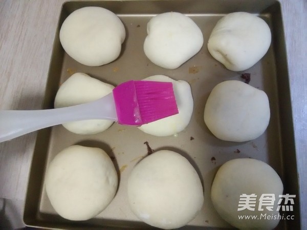 红豆沙餐包的做法