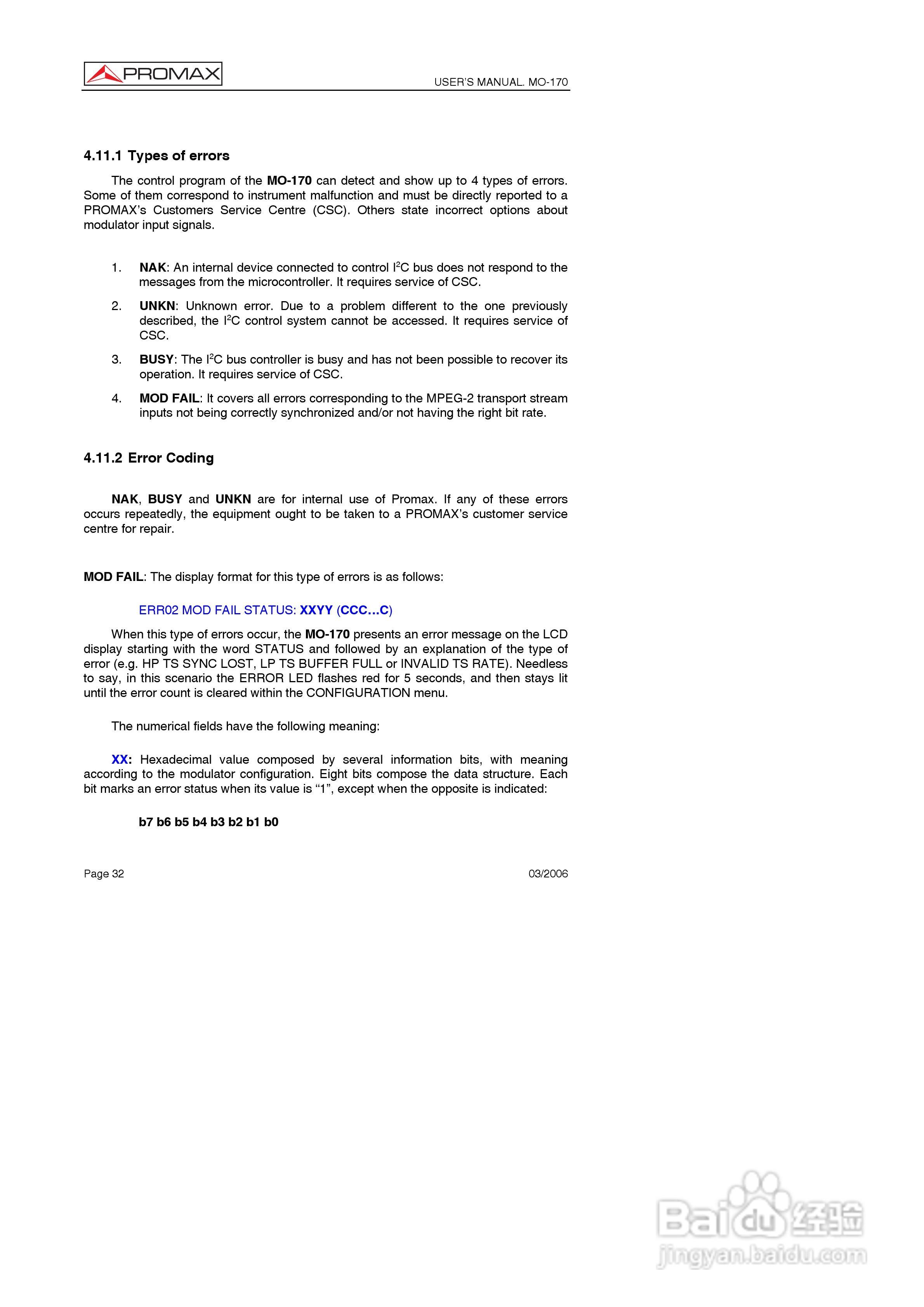 MO-170调制器说明书:[4]
