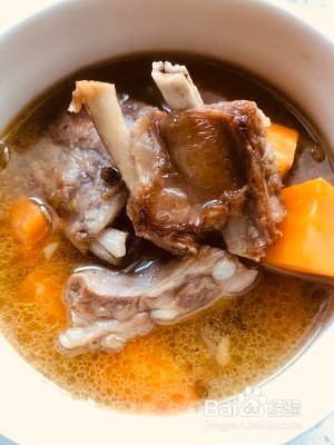 羊排胡萝卜汤——补中益气
