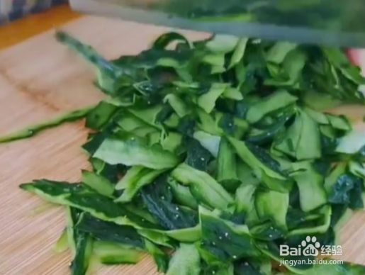 黄瓜凉皮的简单做法