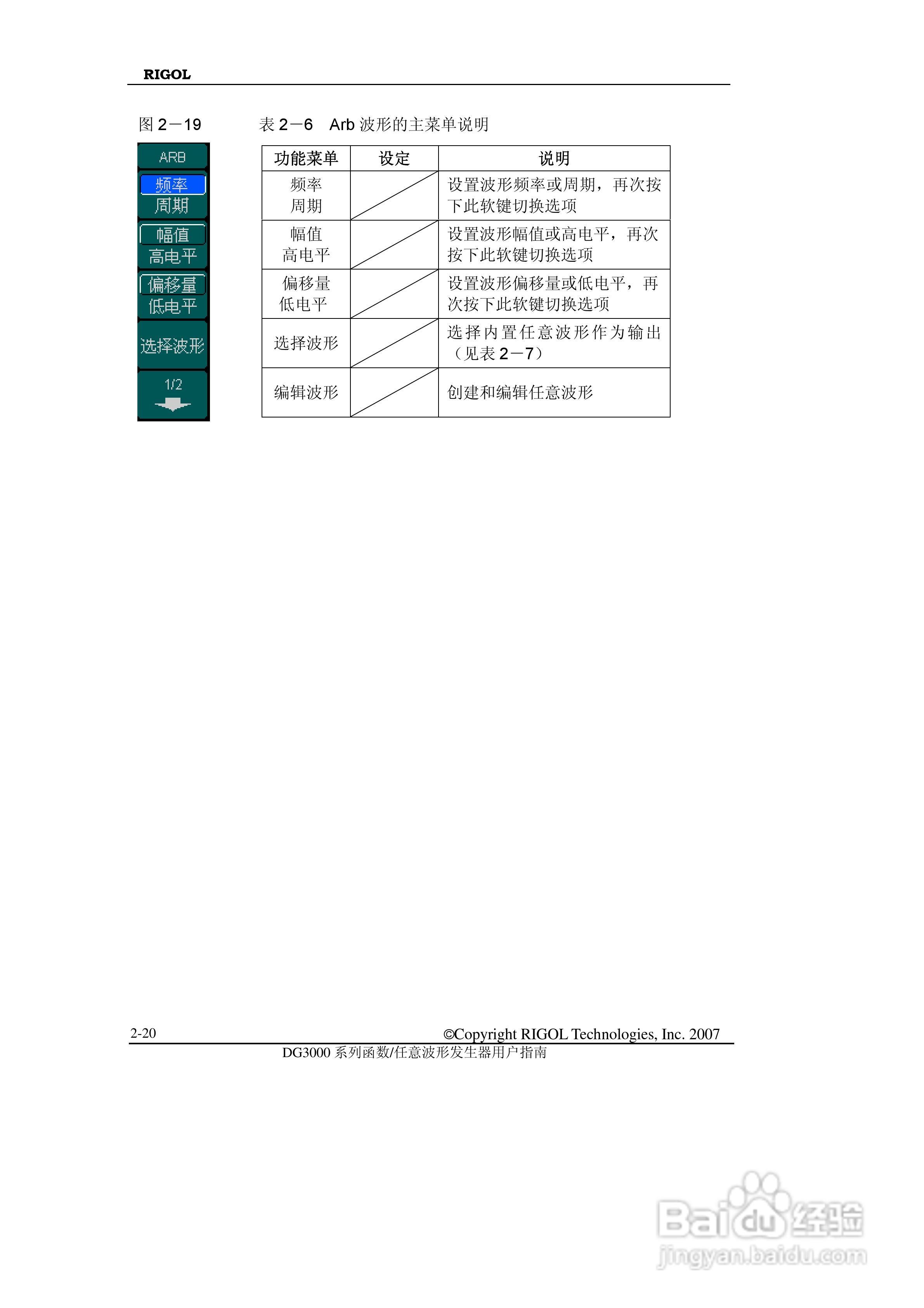 RIGOL函数任意波形发生器DG3000用户手册:[5]