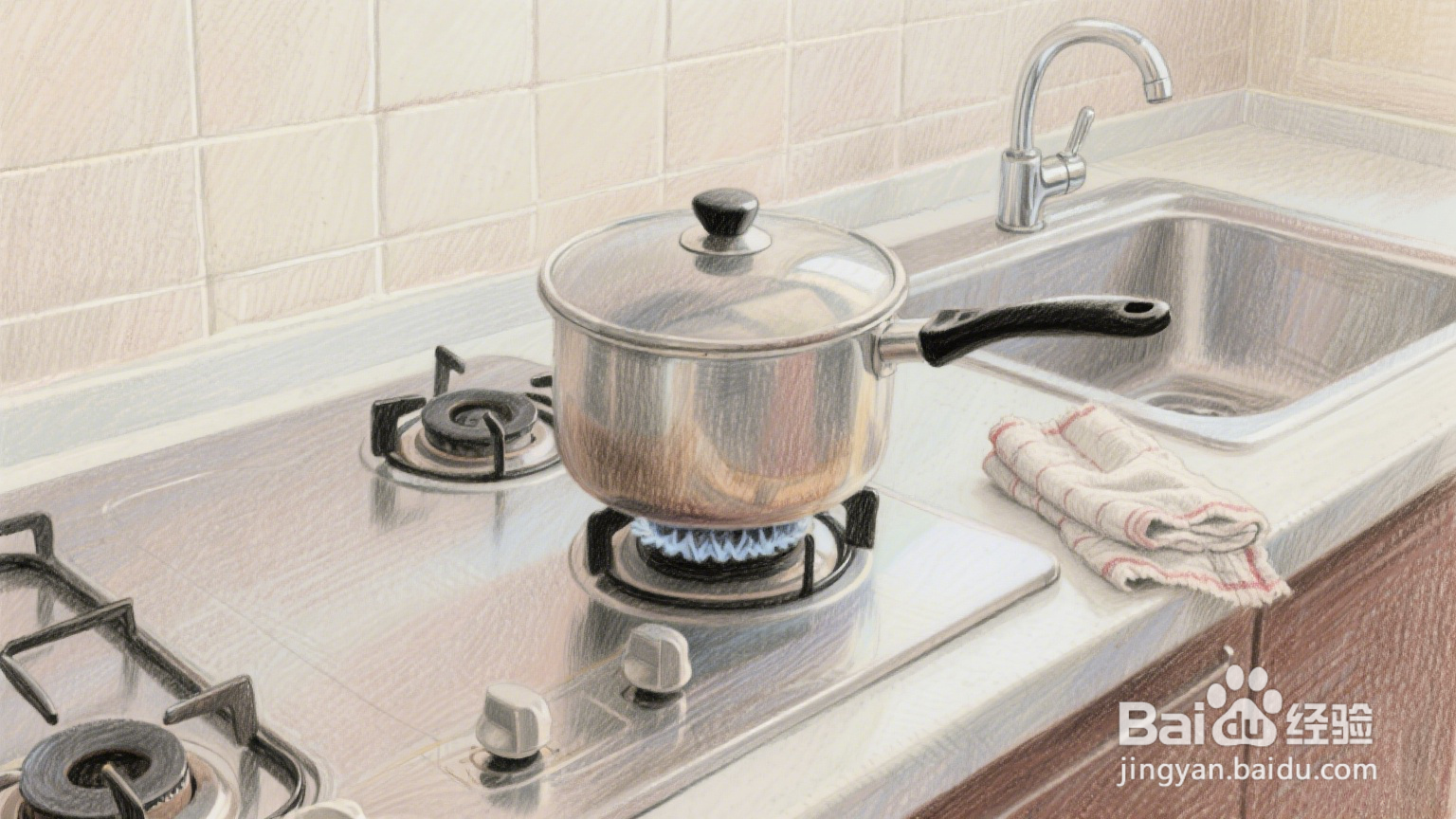 怎样彻底清理锅底的黑垢?
