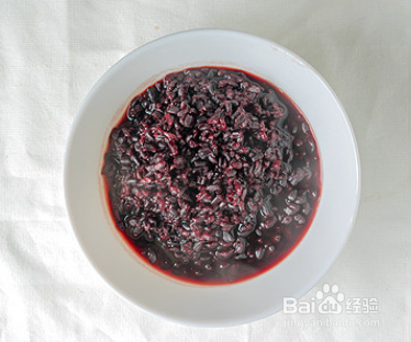 椰浆黑米布丁的做法