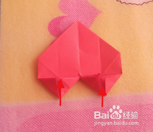 手工折纸之最简单的红心折法