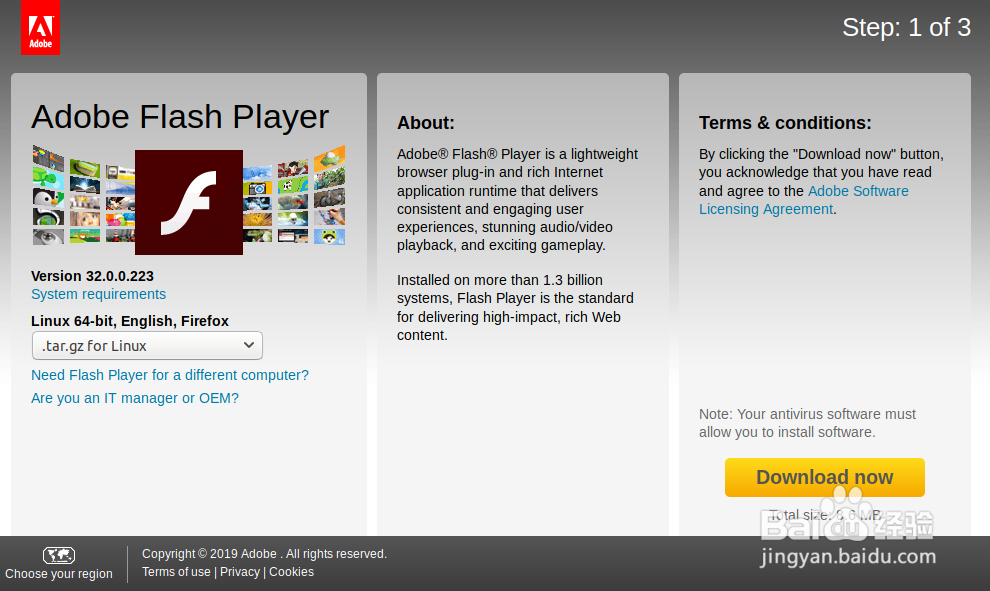 分享Ubuntu 18.04.2 LTS 安装flash_player插件