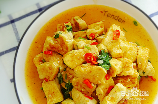 蒜香豆腐的做法