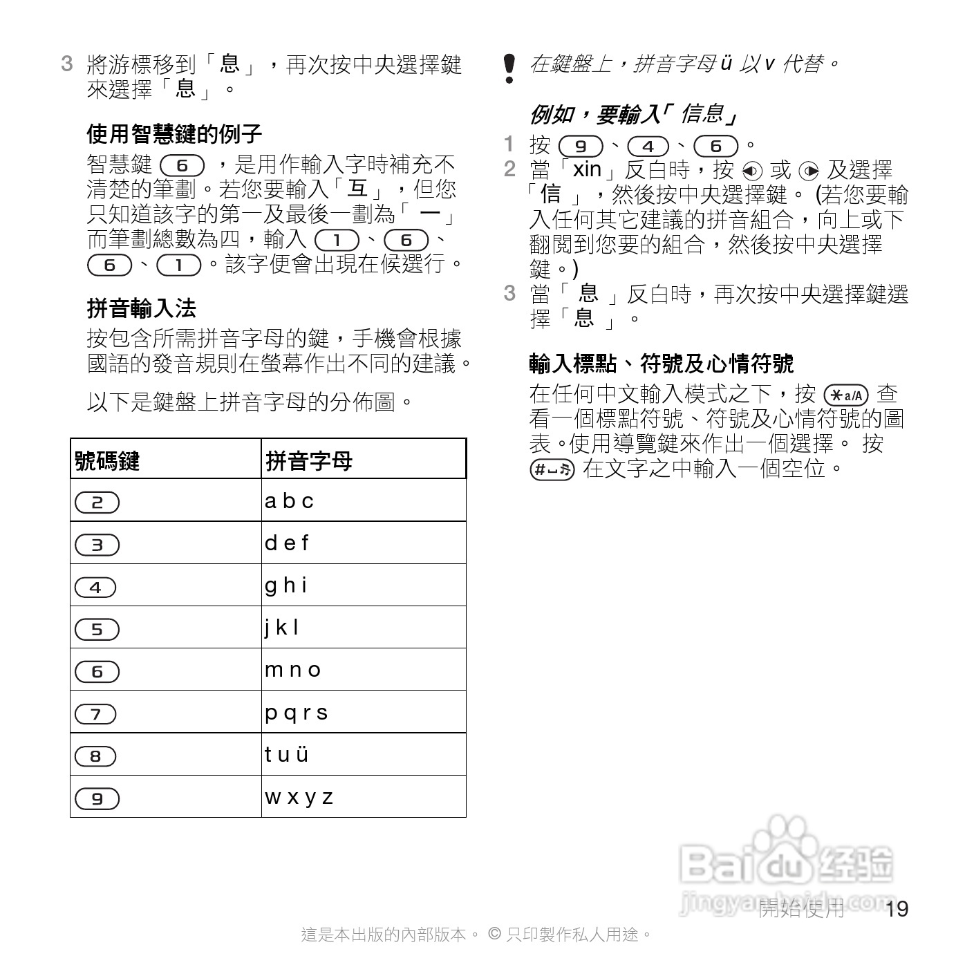 索尼爱立信G705手机使用说明书:[2]