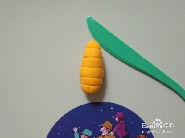 南瓜，茄子，玉米轻粘土制作