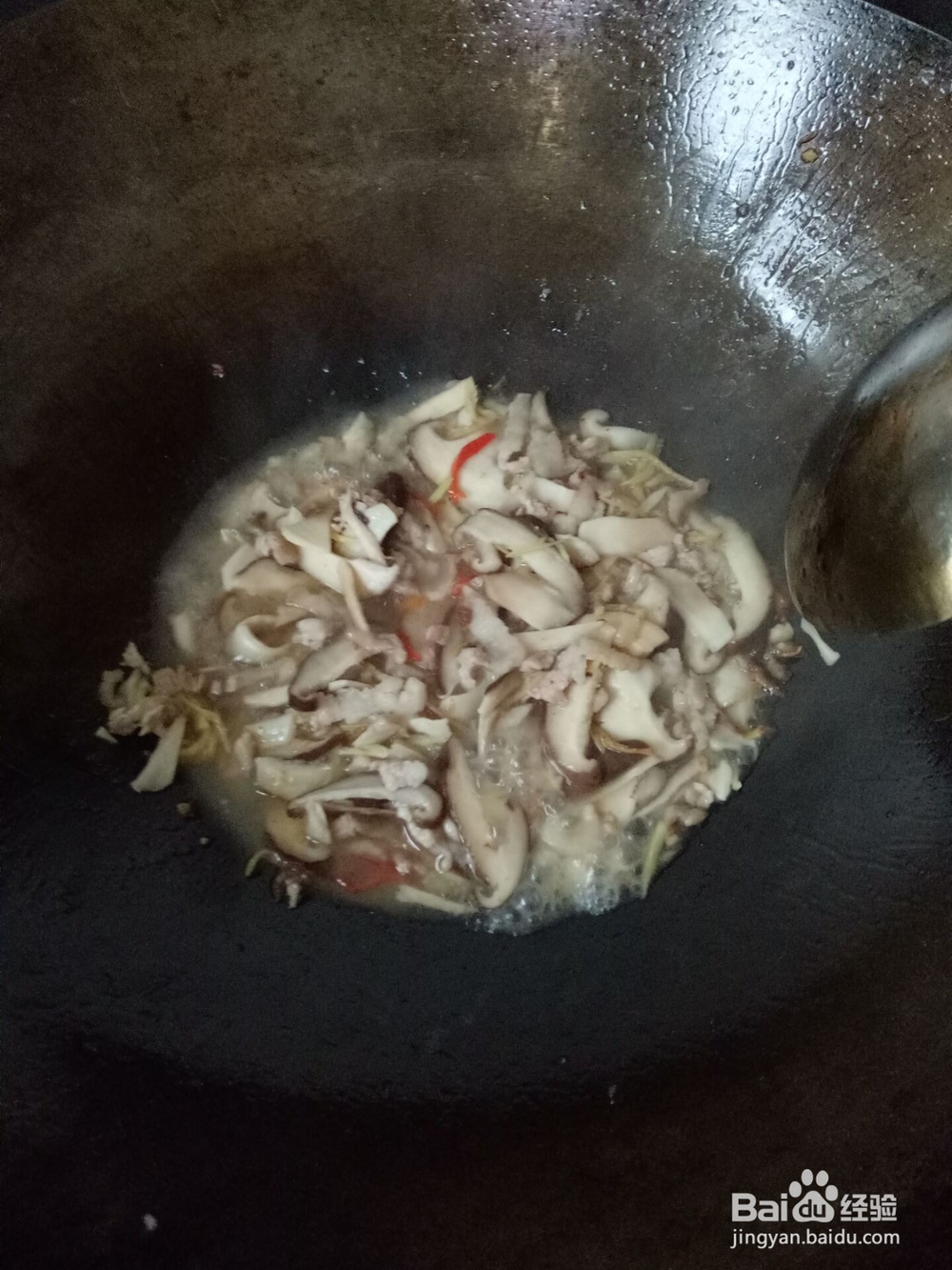 香菇肉丝手工面